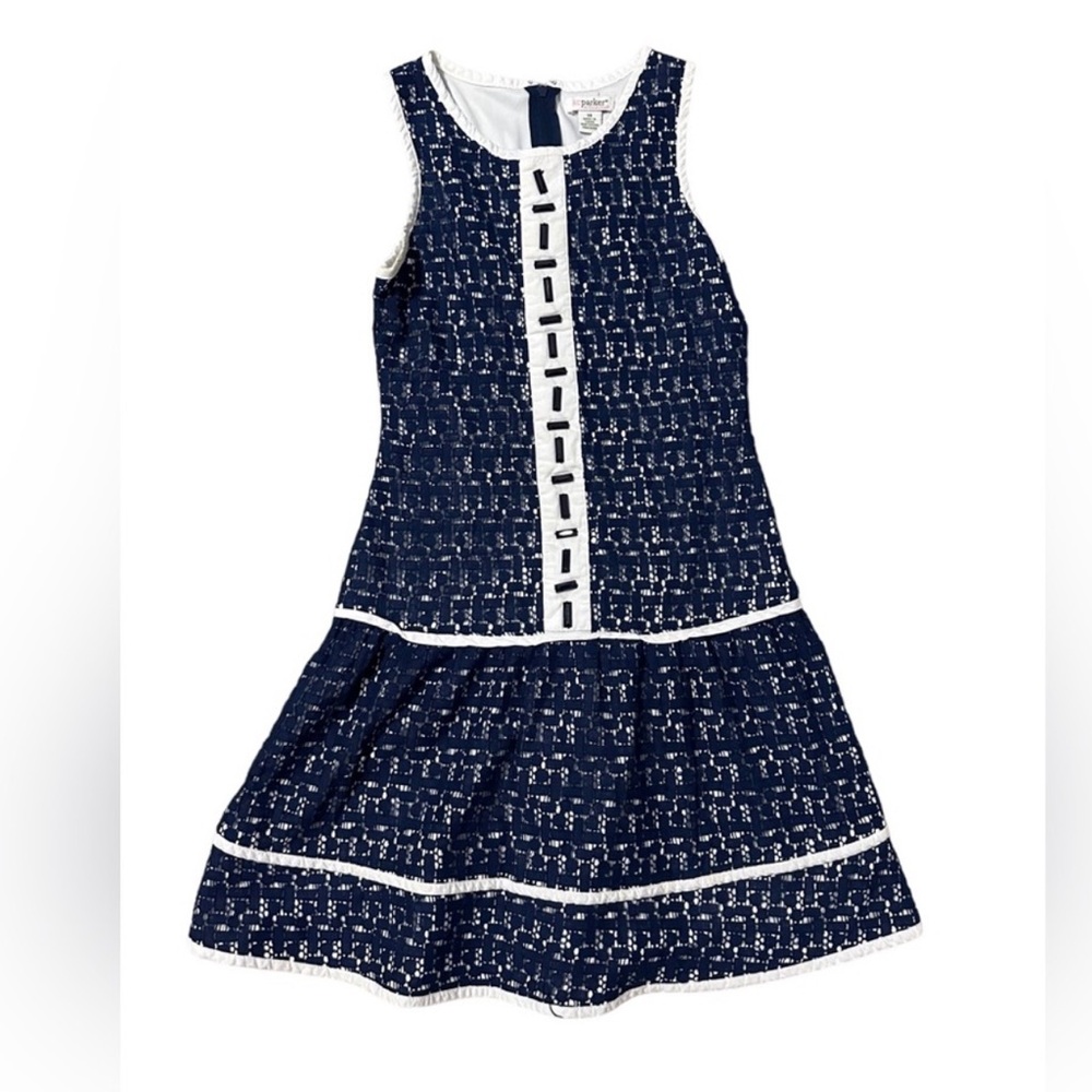 KC Parker by Hartstrings navy knit dress